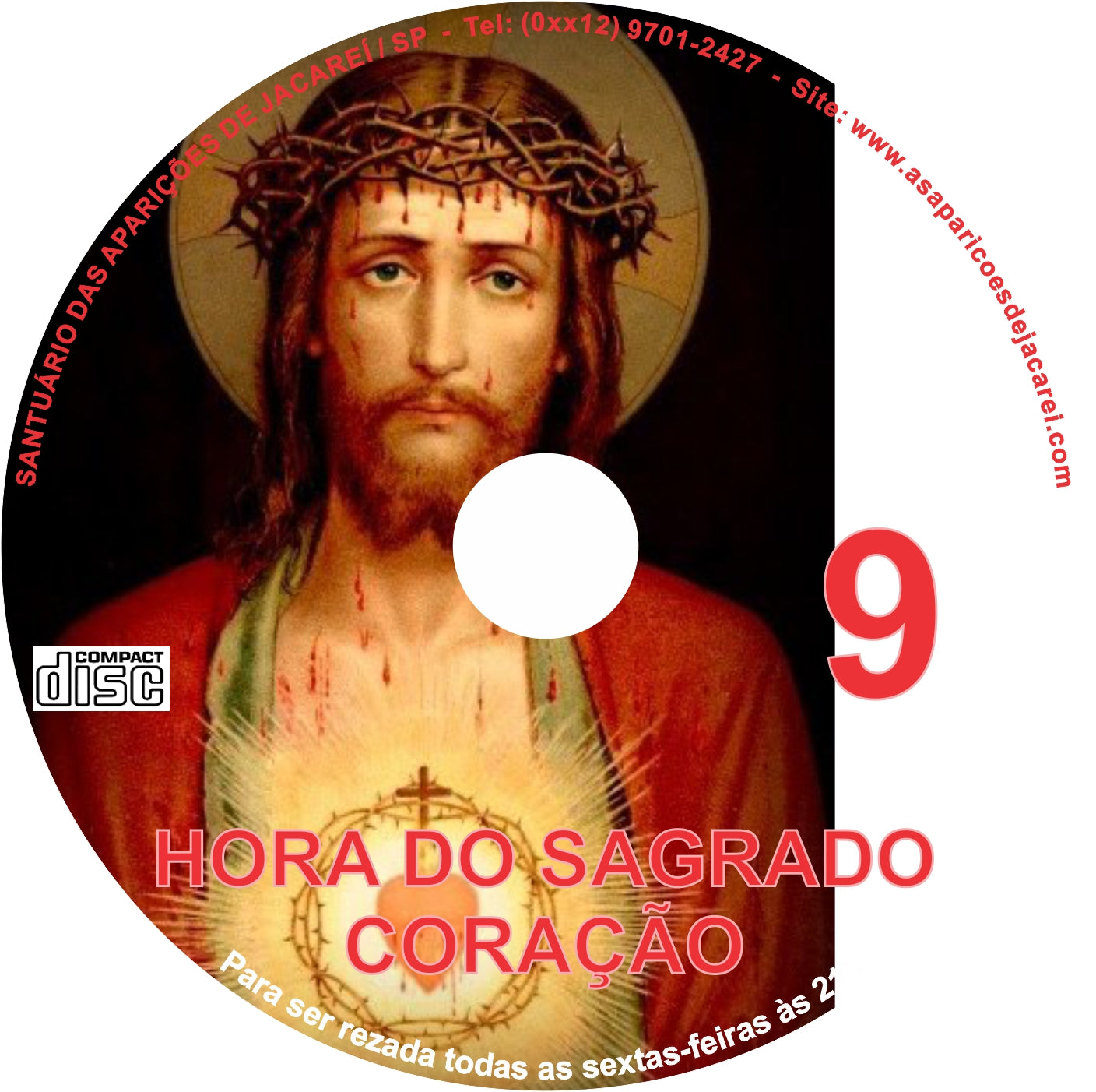 CD Hora do Sagrado Coração 9 CD Hora do Sagrado Coração 9